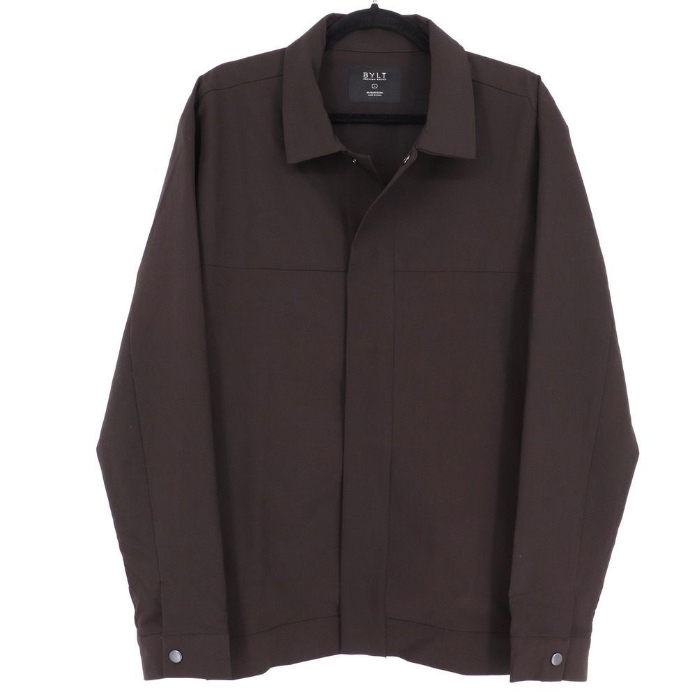 BYLT Premium Basics District Jacket Mens Size L Black Lightweight Tech Commuter